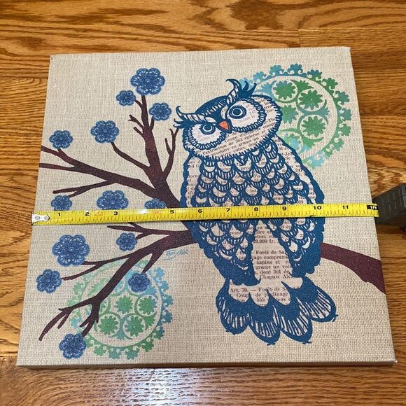 Retro 70s Vibe Bella Dos Santos Cute & Crafty Owl Canvas Art Picture 2012 - Picture 13 of 16